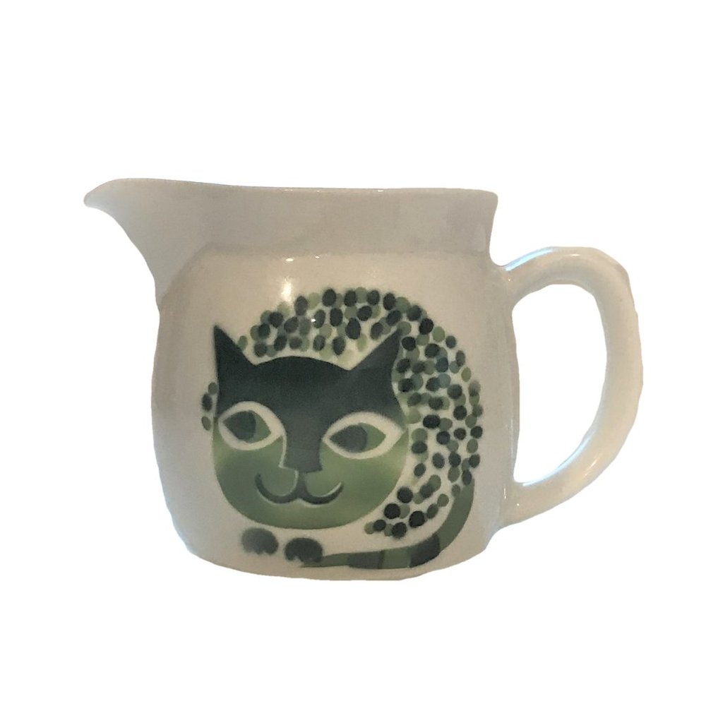 ARABIA FINLAND Vintage Cat Pitcher Kaj Franck